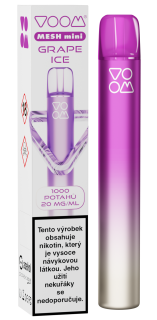 Elektronická cigareta - Voom Mesh Mini 1000 Grape ice 20mg